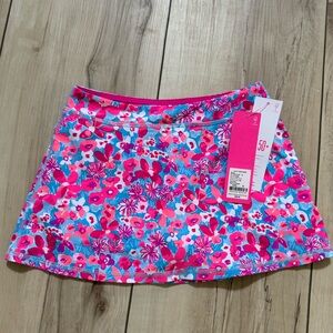 Lilly Pulitzer Girl’s Mini Aila Skort in Aura Pink
